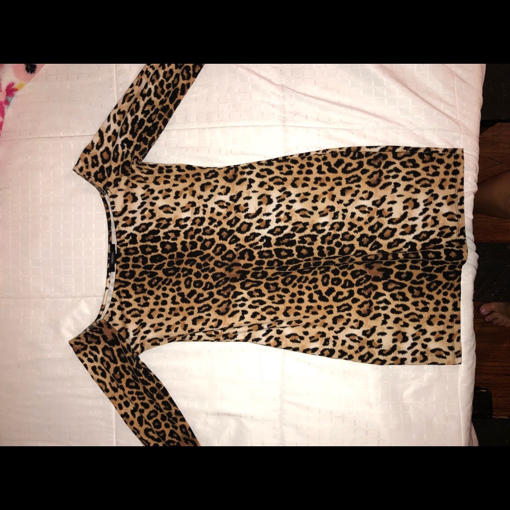 Cheetah print dress